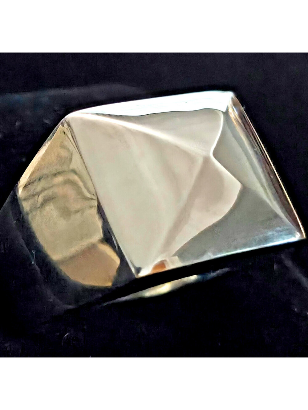 Argento Vivo Manon von Gerkan Sterling Silver Pyramid Ring Sz 9 QVC 2008 VTG